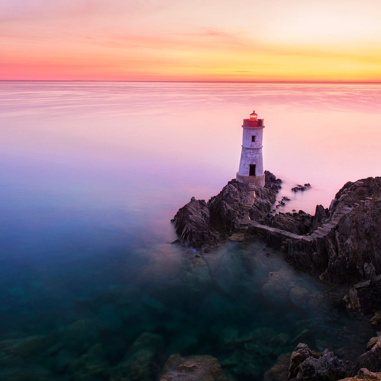 Phare Lighthouse, Capo Ferro, italie italy photographie photography trip travel voyage nikon d810 europe nature paysage landscape summer été long exposure, pose longue, lee filters